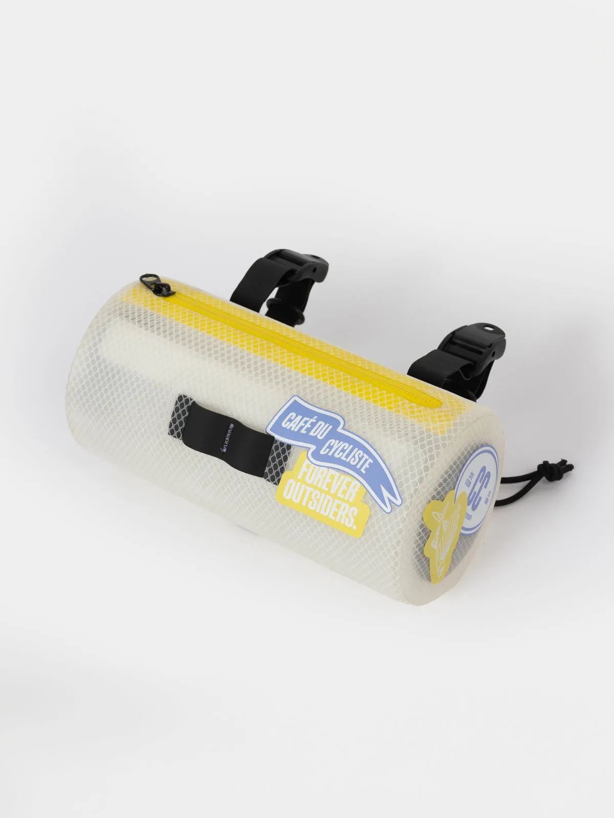 CAFE DU CYCLISTE Handlebar Pouch Bag - Transparent White - Image 2