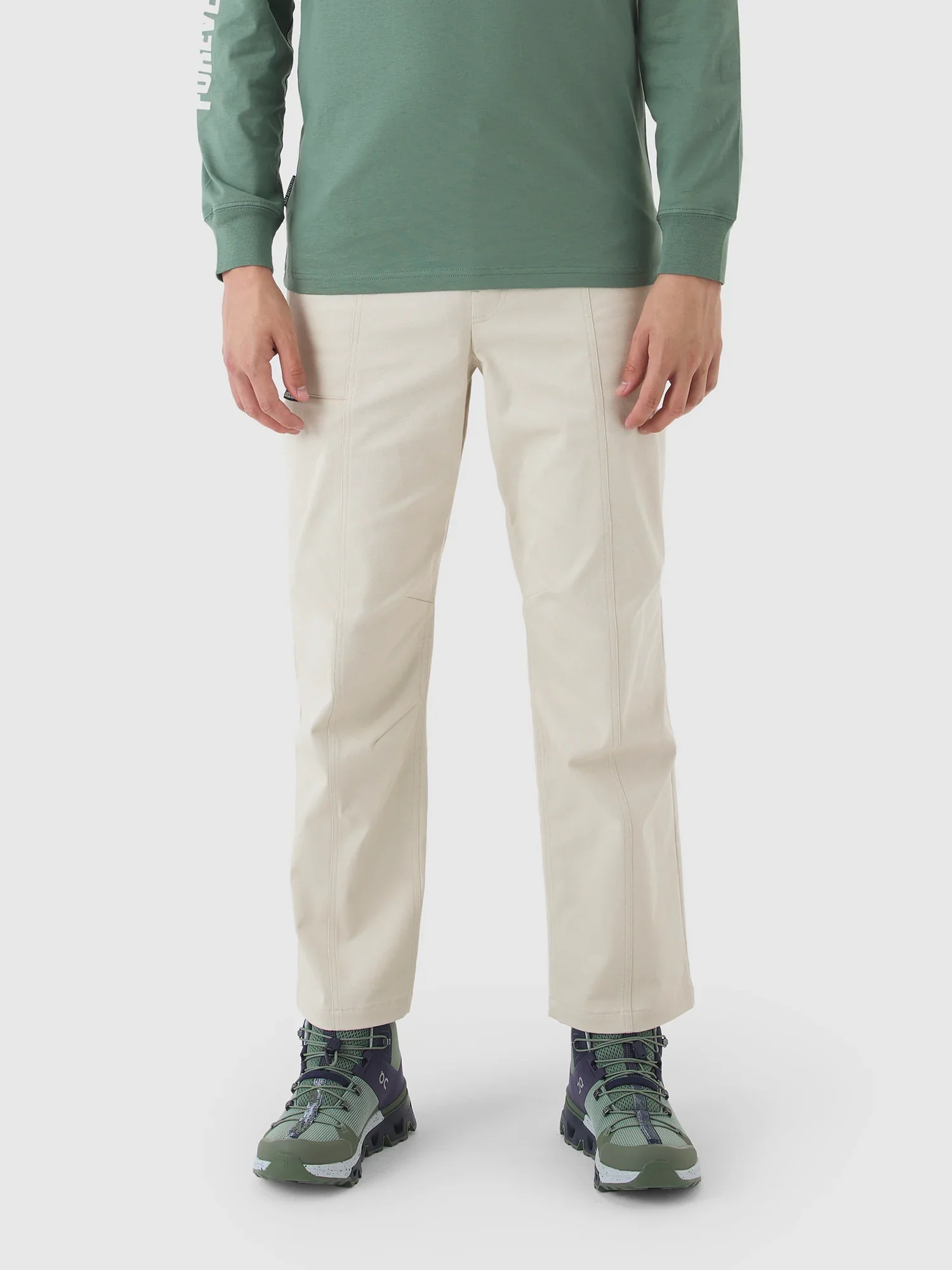 CAFÉ DU CYCLISTE HELOISE Trousers - Chalk - Image 2