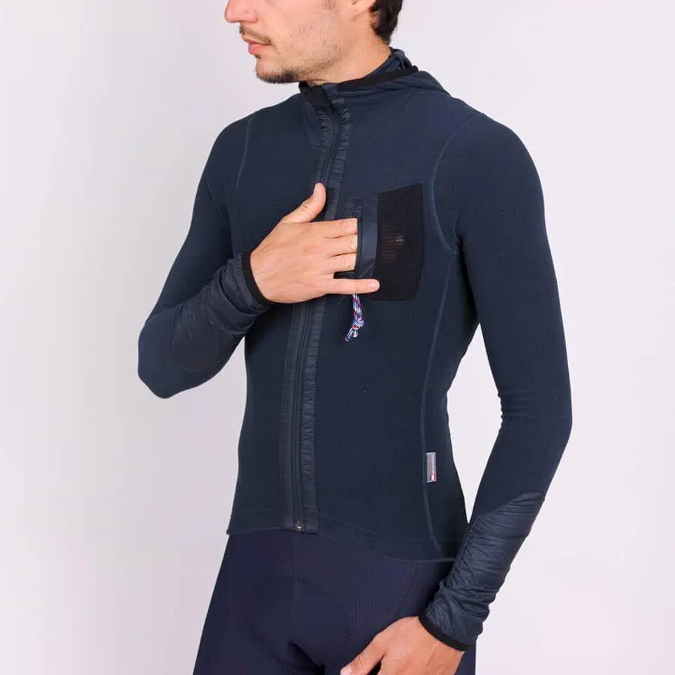 CAFE DU CYCLISTE Ingrid Long Sleeve Jersey - Navy - Image 4