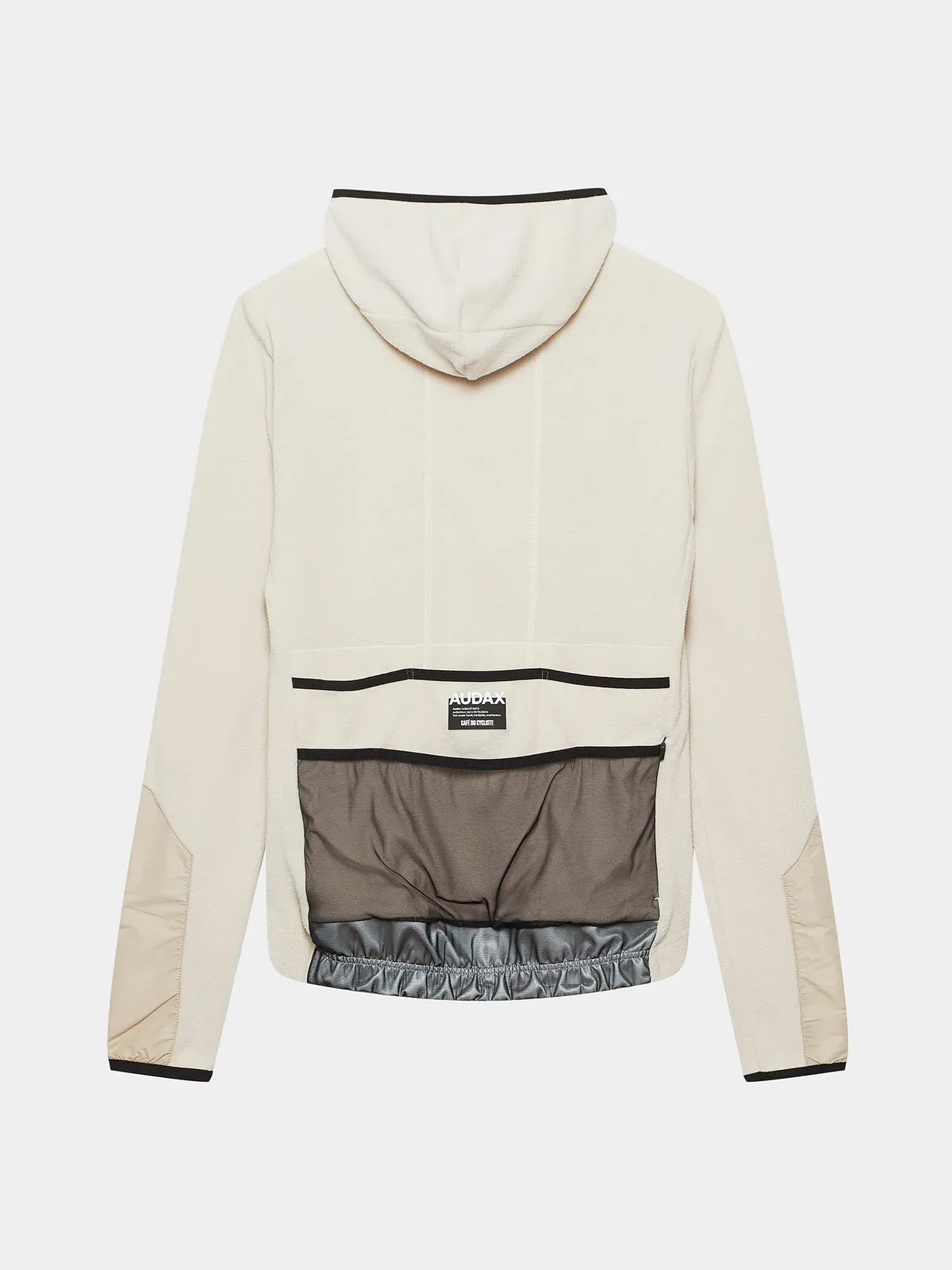 CAFE DU CYCLISTE Ingrid Microfleece Long Sleeve Jersey - Pearl Grey - Image 2