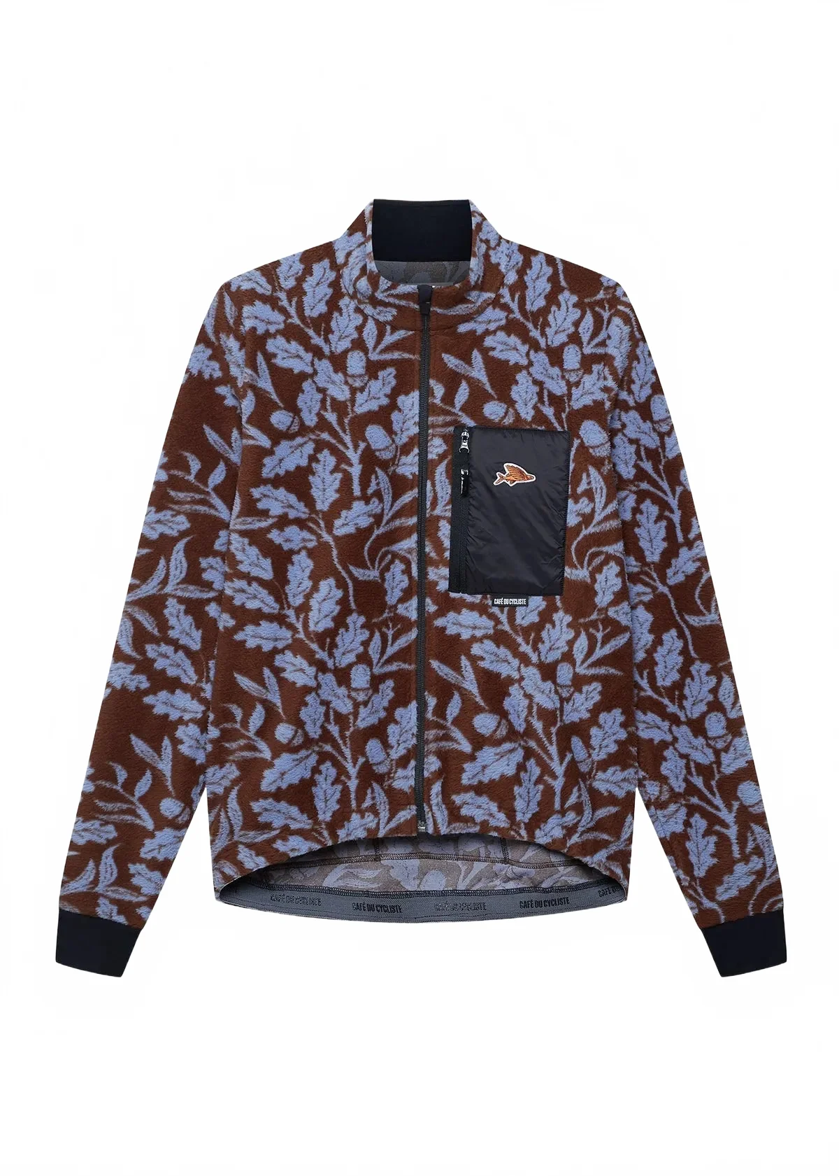CAFE DU CYCLISTE Solange Fleece LS Women Jersey - Carob Verbena