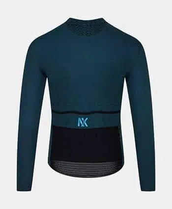 CAFE DU CYCLISTE Irma Woman Long Sleeve Jersery - Alpine Green - Image 2