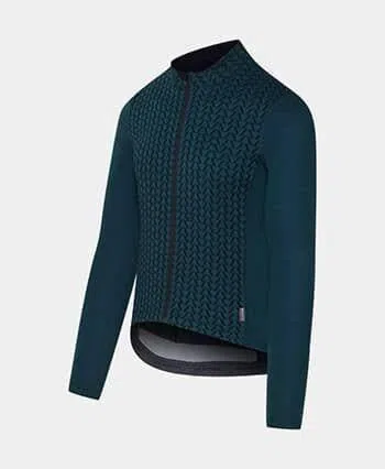 CAFE DU CYCLISTE Irma Woman Long Sleeve Jersery - Alpine Green - Image 3