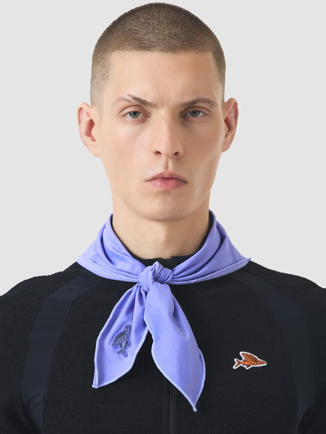 CAFE DU CYCLISTE Isaure Neck Warmer - Cold Dye Verbena - Image 4
