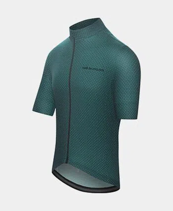 CAFE DU CYCLISTE Jersey Fleurette - Infinite Green - Image 2