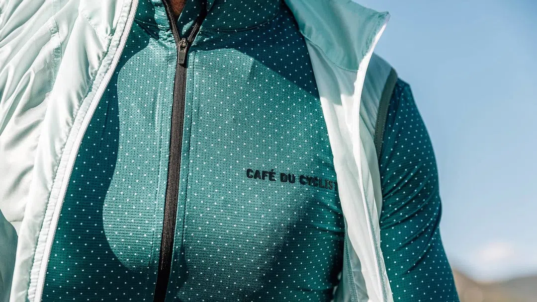 CAFE DU CYCLISTE Jersey Fleurette - Infinite Green - Image 6