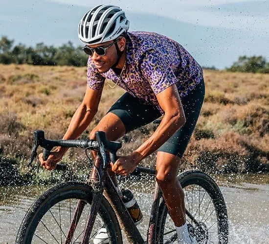 CAFE DU CYCLISTE  Laureline Gravel Jersey - Leopard - Image 4