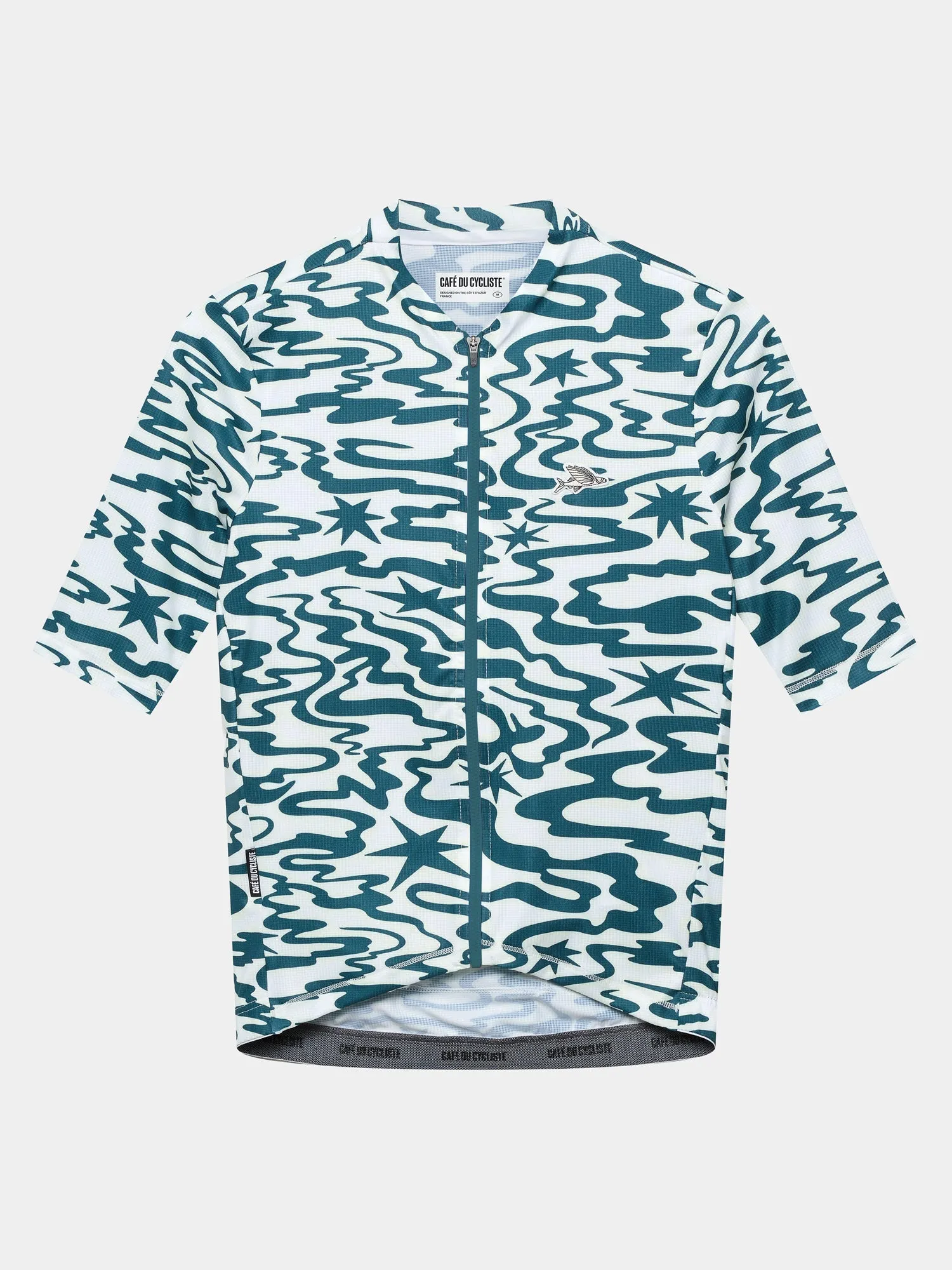 CAFÉ DU CYCLISTE Laurette Jersey  - Stars Dark Sea - Image 2