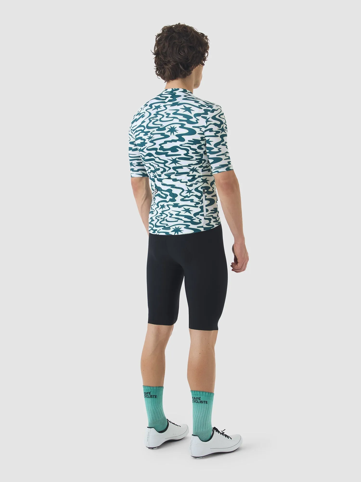 CAFÉ DU CYCLISTE Laurette Jersey  - Stars Dark Sea - Image 6