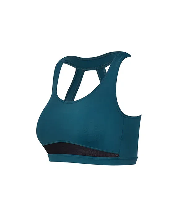 CAFE DU CYCLISTE Lisa Cycling Bra - Alpine Green - Image 5