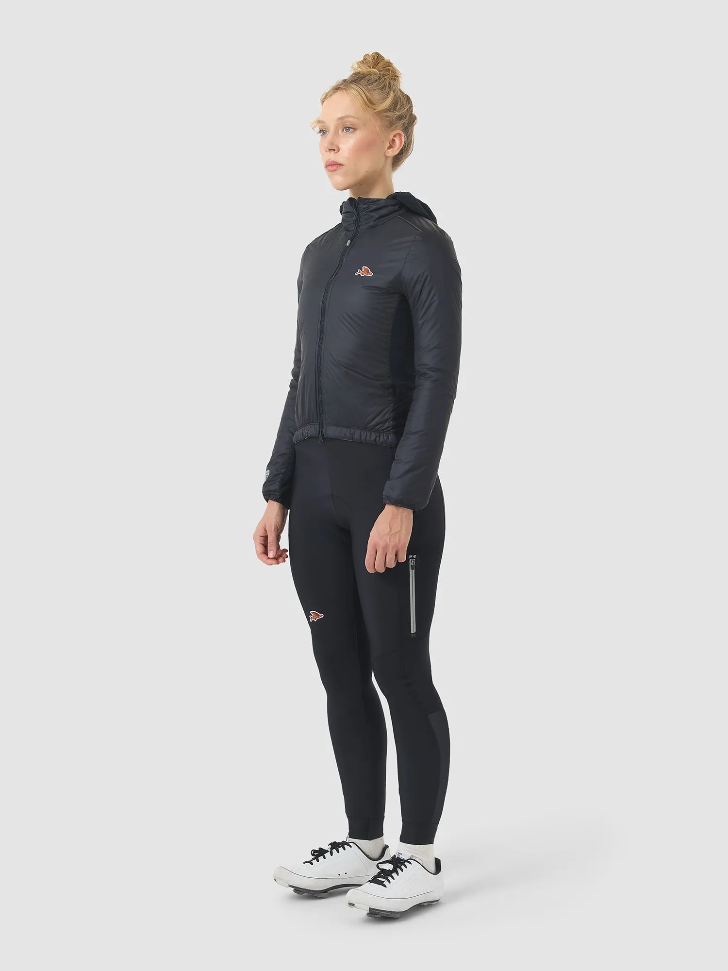CAFE DU CYCLISTE Lise Insulated Women Jacket - Black - Image 2