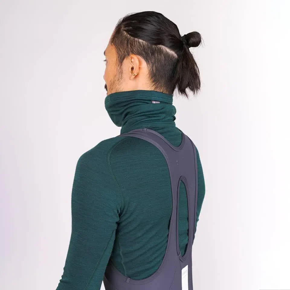 CAFE DU CYCLISTE Loulou Merino Neck Warmer - Alpine Green - Image 3