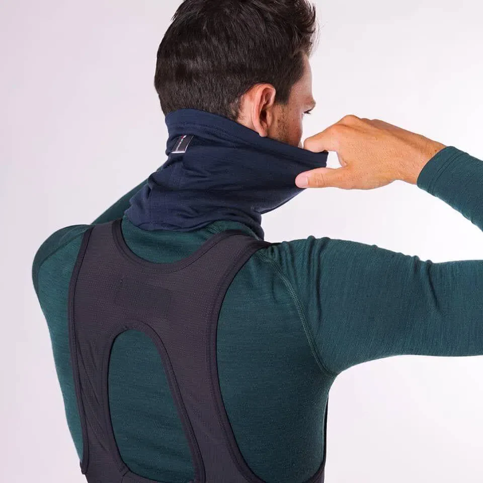 CAFE DU CYCLISTE Loulou Merino Neck Warmer - Navy - Image 3