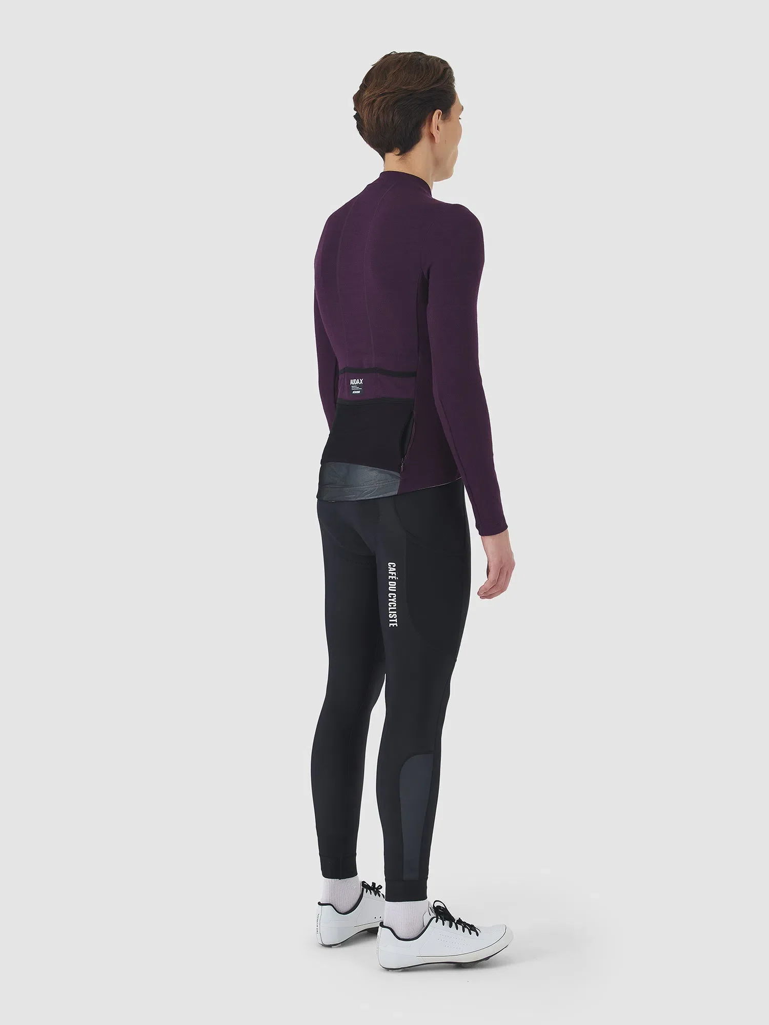 CAFE DU CYCLISTE Lydia Audax Long Sleeve Jersey - Quetsche - Image 8