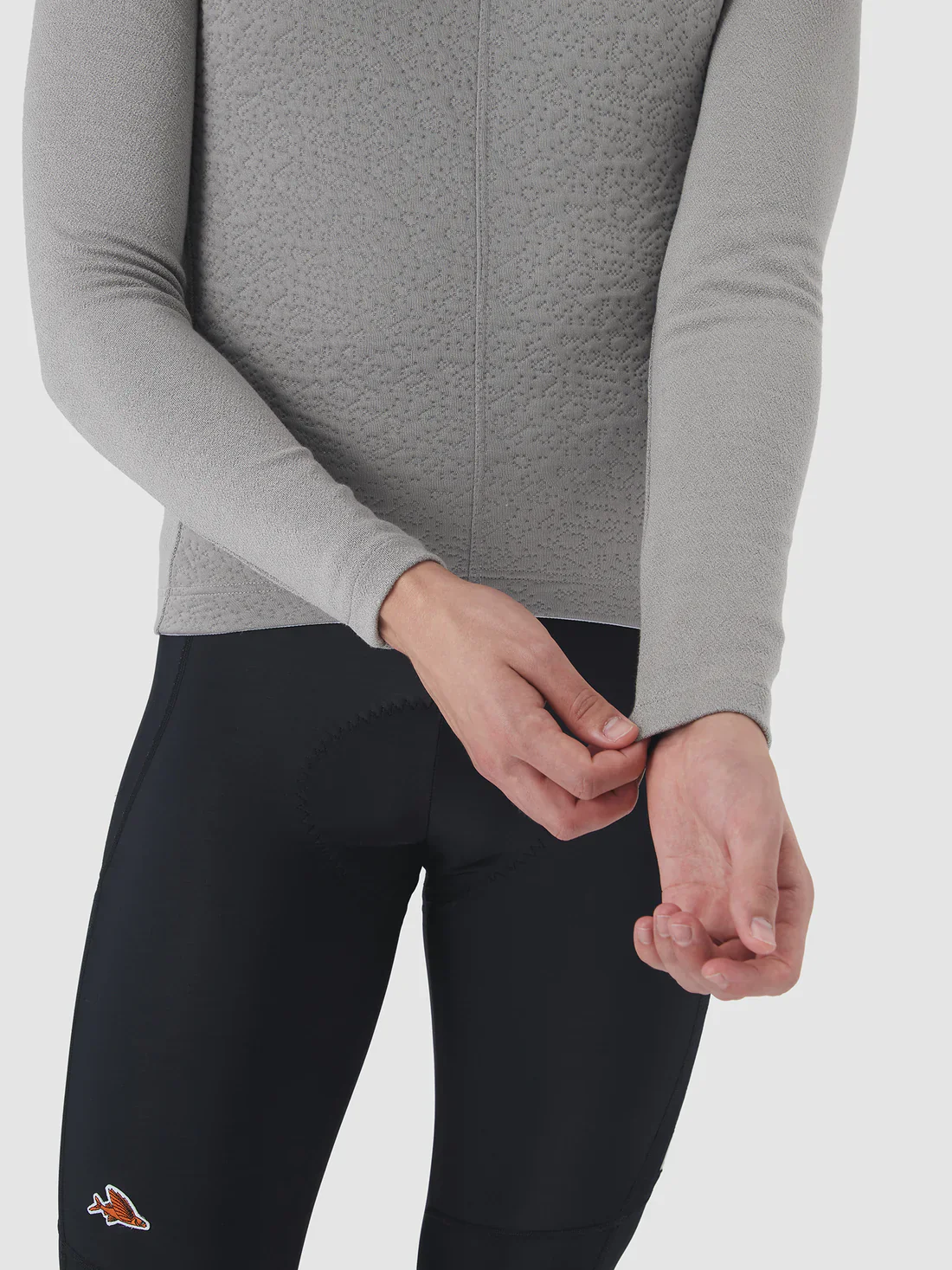 CAFE DU CYCLISTE Lydia Midweight Long Sleeve Jersey - Mountain Fog - Image 4