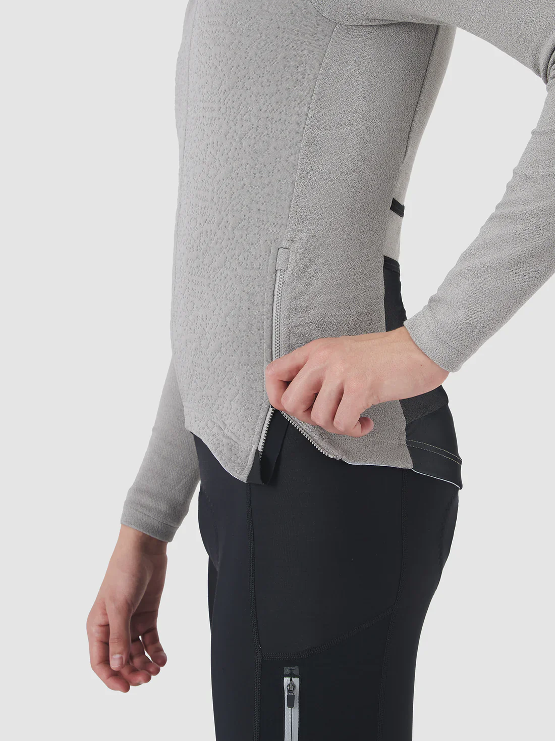 CAFE DU CYCLISTE Lydia Midweight Long Sleeve Jersey - Mountain Fog - Image 6