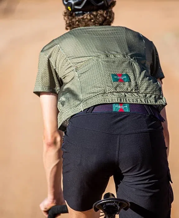 CAFE DU CYCLISTE  Magalie Gravel Jersey - Khaki - Image 3