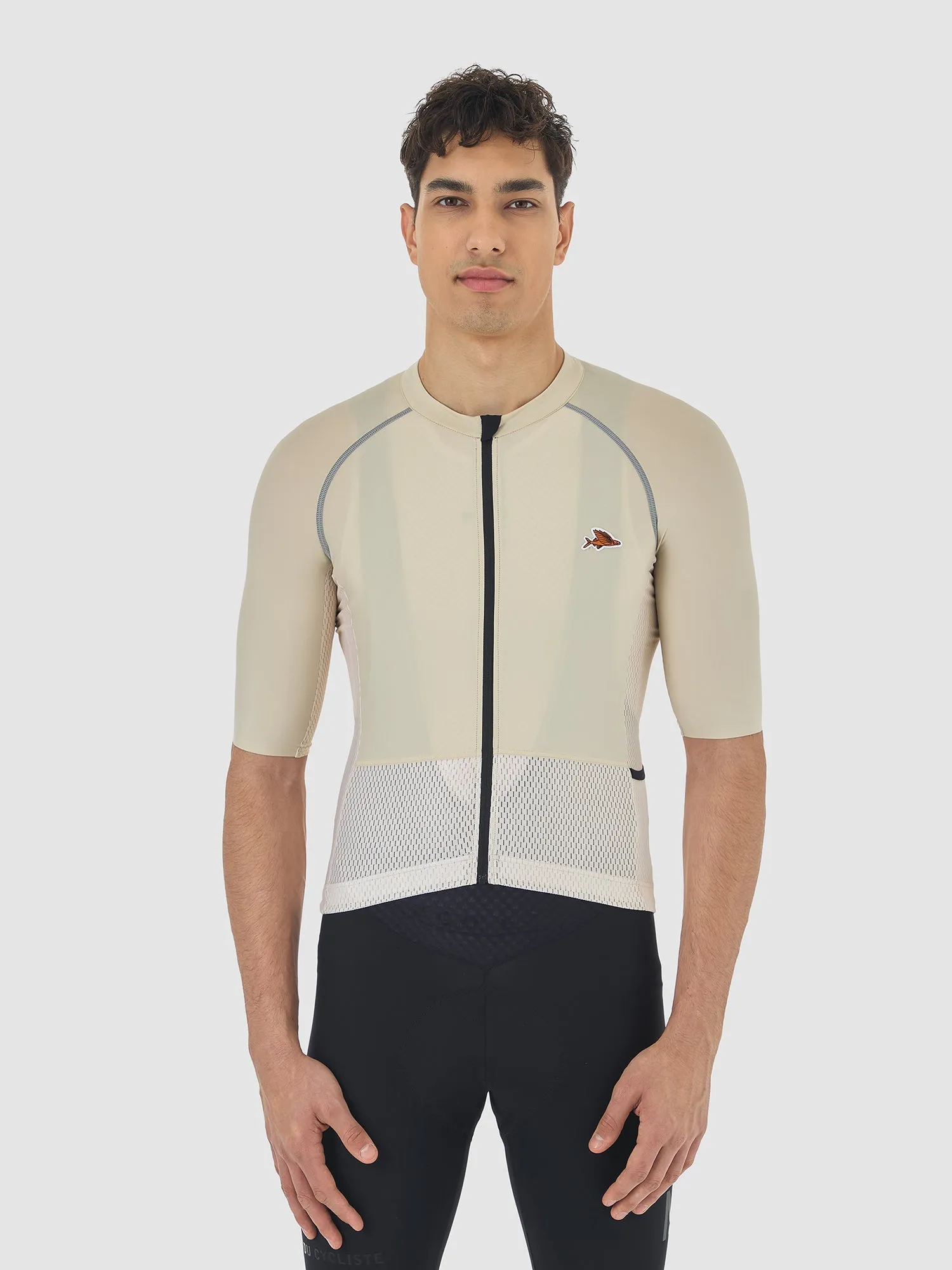 CAFE DU CYCLISTE Magda Lightweight Jersey - Chalk - Image 2