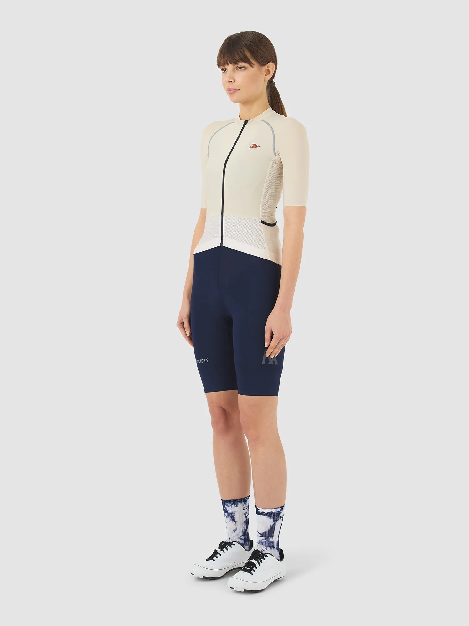 CAFE DU CYCLISTE Magda Lightweight Women Jersey - Chalk - Image 4
