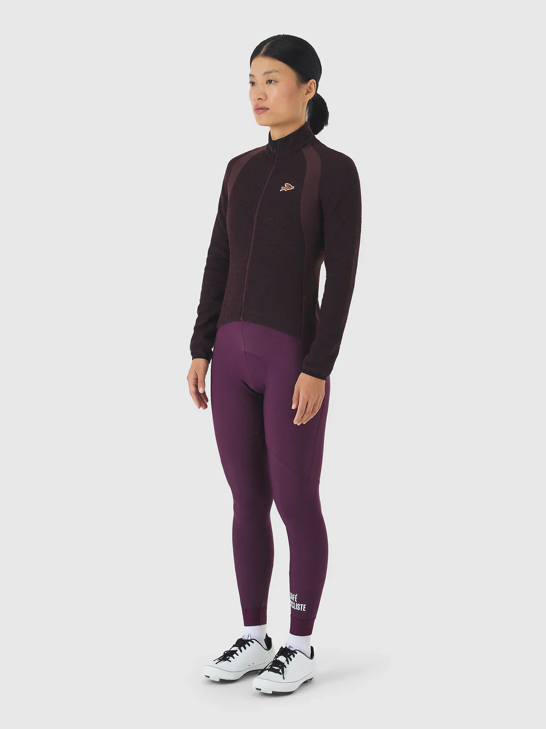 CAFE DU CYCLISTE Marguerite V2 Long Sleeve Women Jersey - Quetsche - Image 2