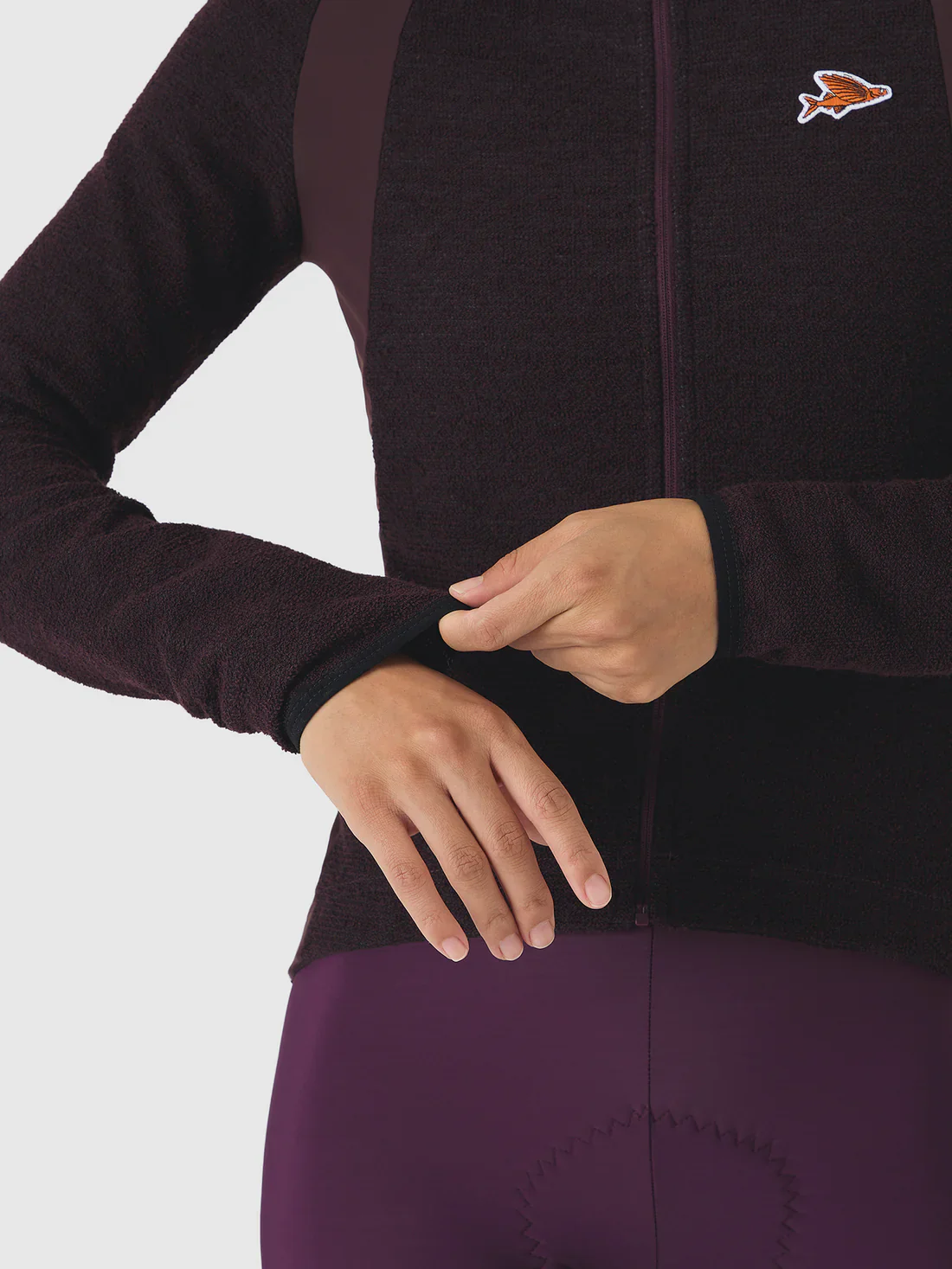 CAFE DU CYCLISTE Marguerite V2 Long Sleeve Women Jersey - Quetsche - Image 6