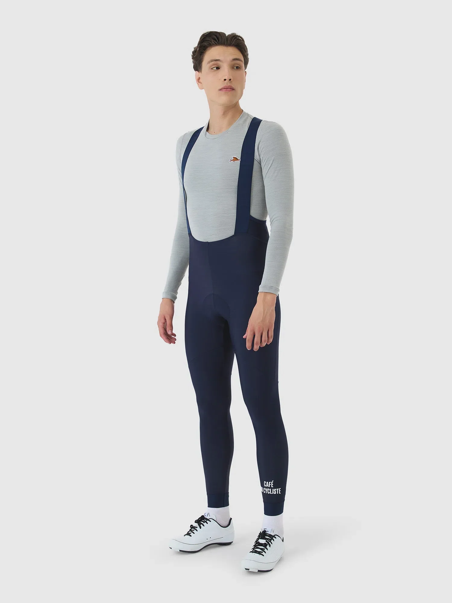 CAFE DU CYCLISTE Marie V2 Winter Bib Tights - Navy - Image 3
