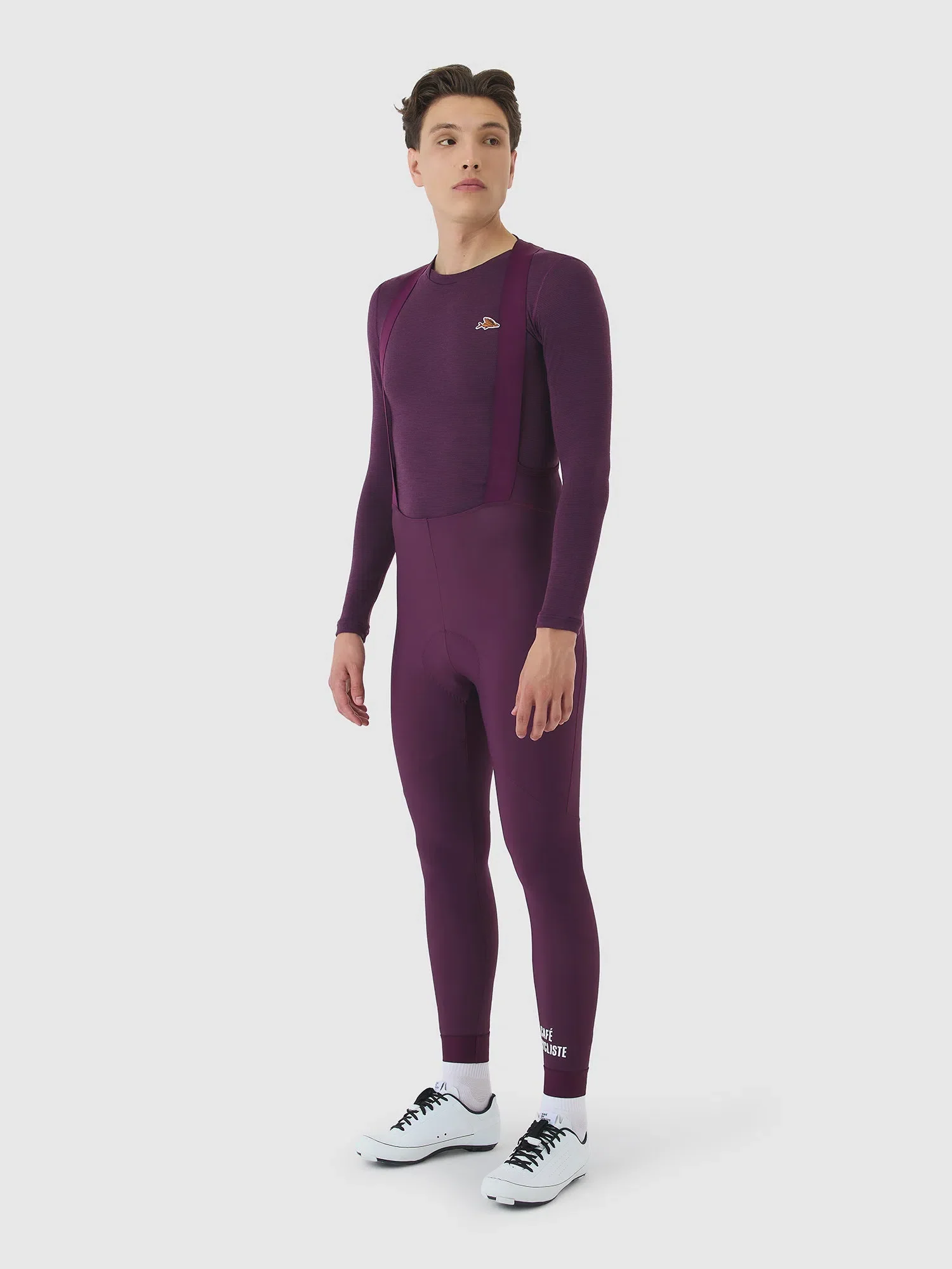 CAFE DU CYCLISTE Marie V2 Winter Bib Tights - Quetsche - Image 4