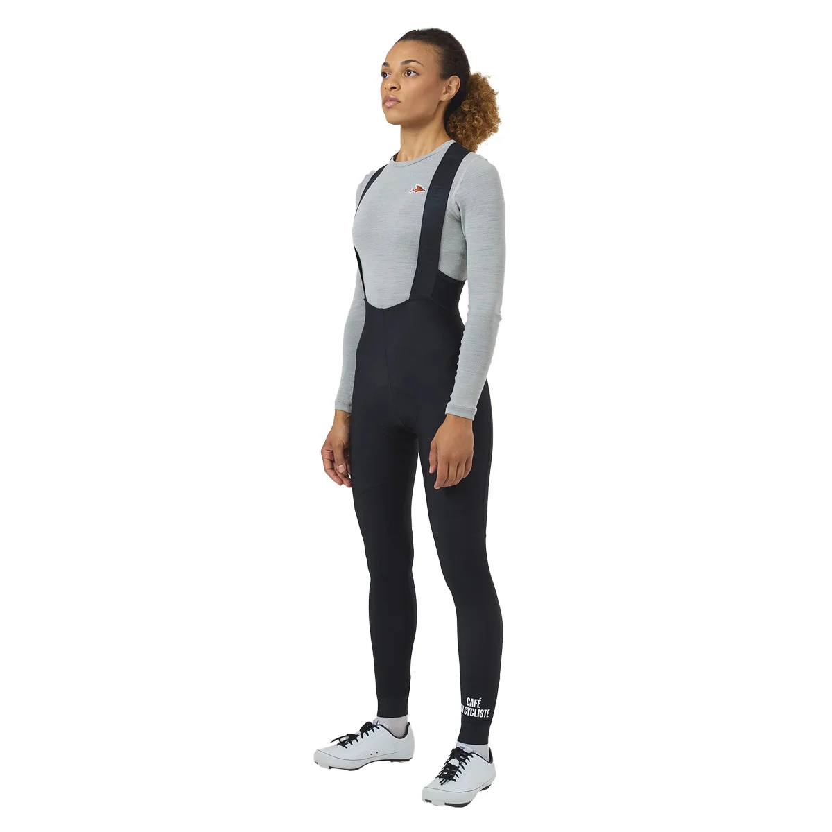 CAFE DU CYCLISTE Marie V2 Winter Women Bib Tights - Black - Image 5