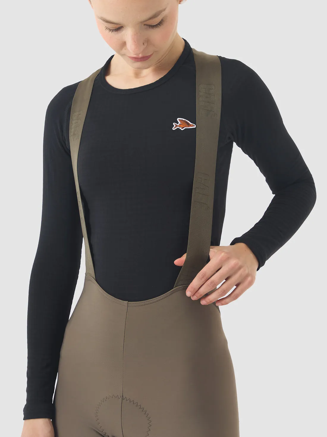 CAFE DU CYCLISTE Marie V2 Winter Women Bib Tights - Carob - Image 4