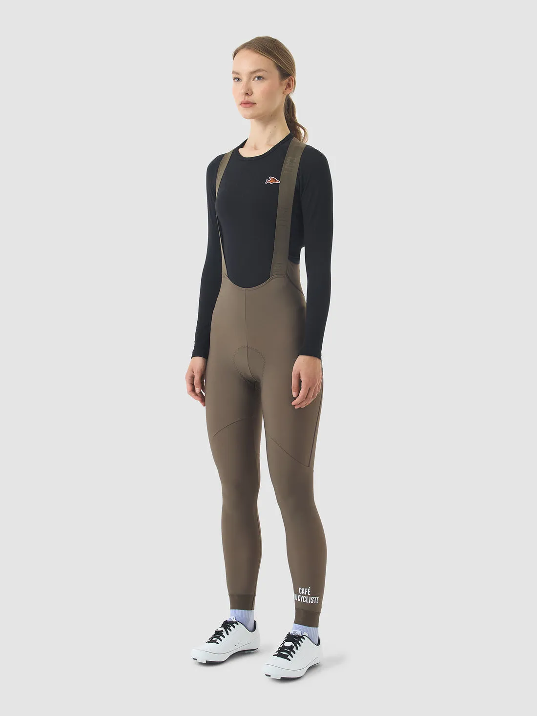 CAFE DU CYCLISTE Marie V2 Winter Women Bib Tights - Carob - Image 6