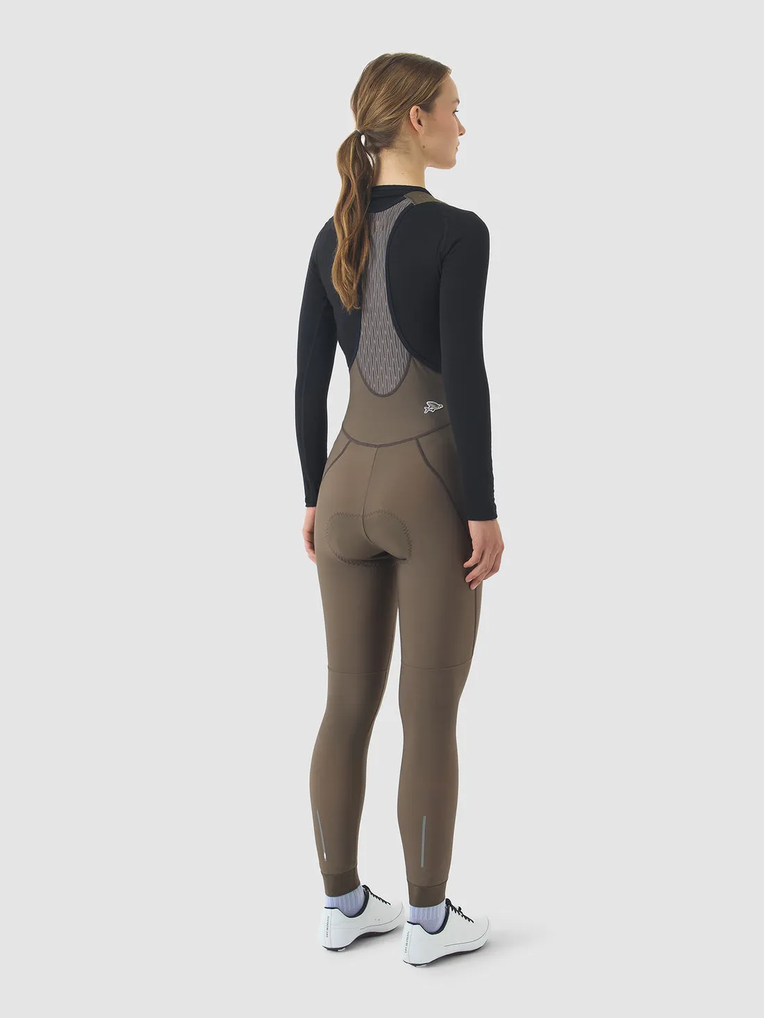 CAFE DU CYCLISTE Marie V2 Winter Women Bib Tights - Carob - Image 8