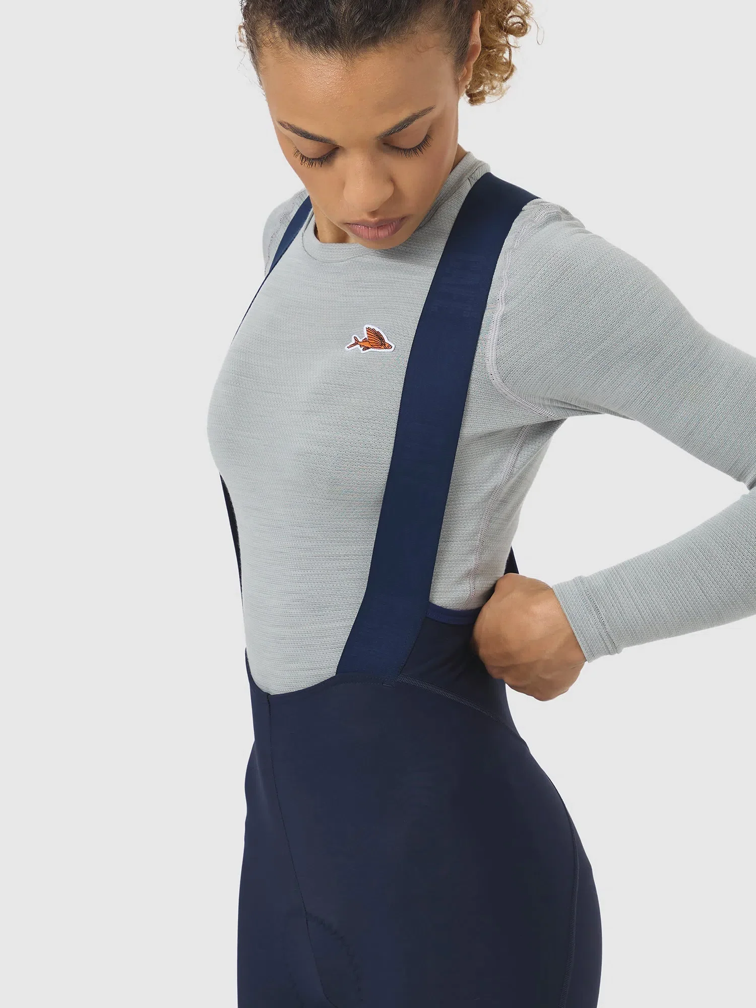 CAFE DU CYCLISTE Marie V2 Winter Women Bib Tights - Navy - Image 6