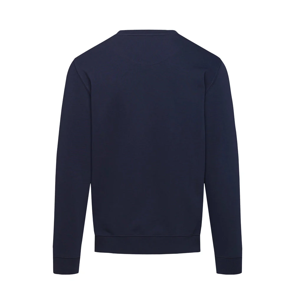 CAFE DU CYCLISTE Marlene Cotton Sweatshirt - Navy - Image 3