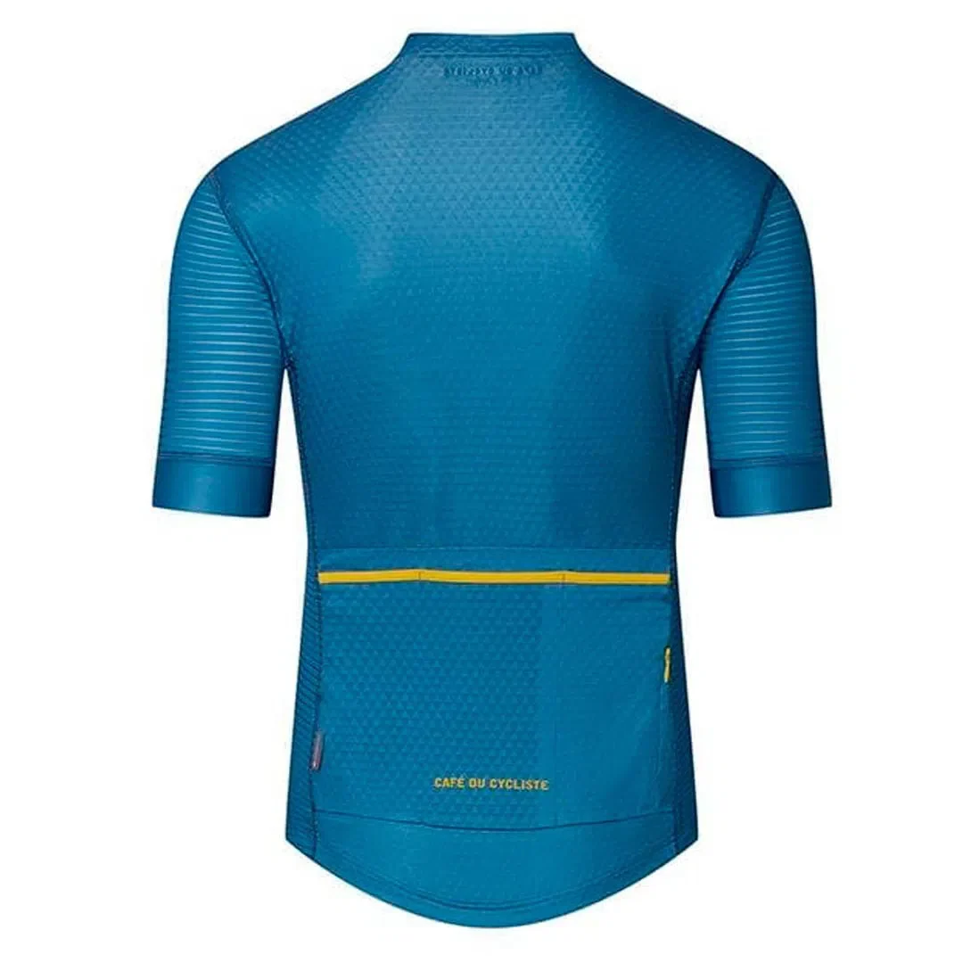 CAFE DU CYCLISTE  Micheline Ultralight Cycling Jersey - Blue - Image 2