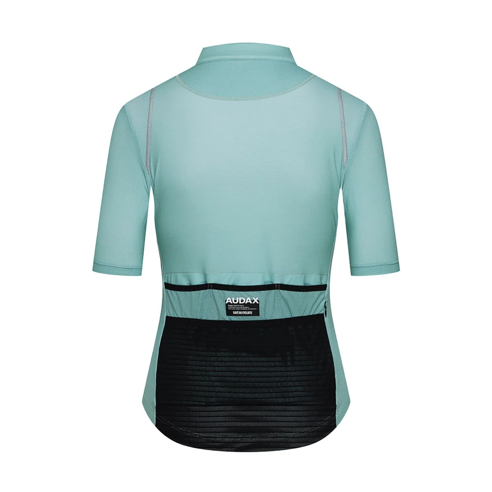 CAFE DU CYCLISTE Mona Women Cycling Jersey - Agave Green - Image 2