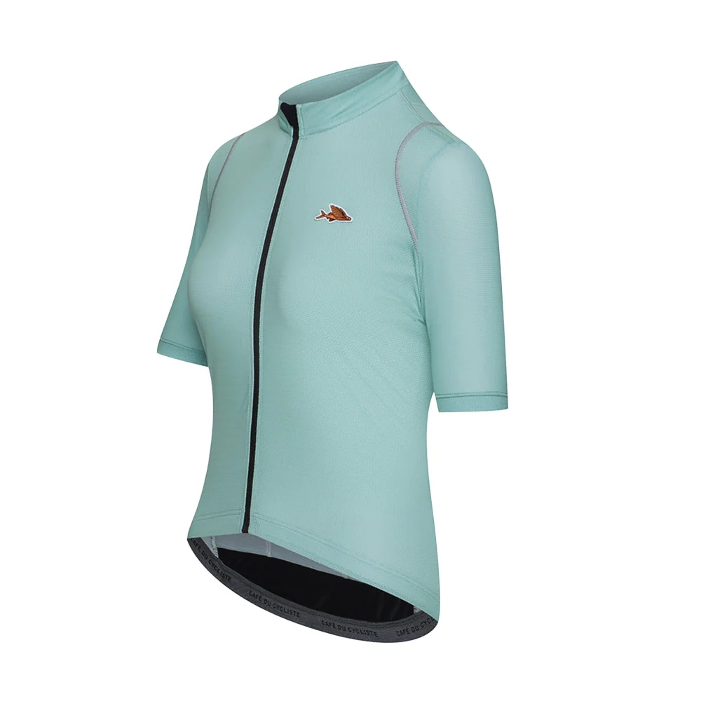 CAFE DU CYCLISTE Mona Women Cycling Jersey - Agave Green - Image 3