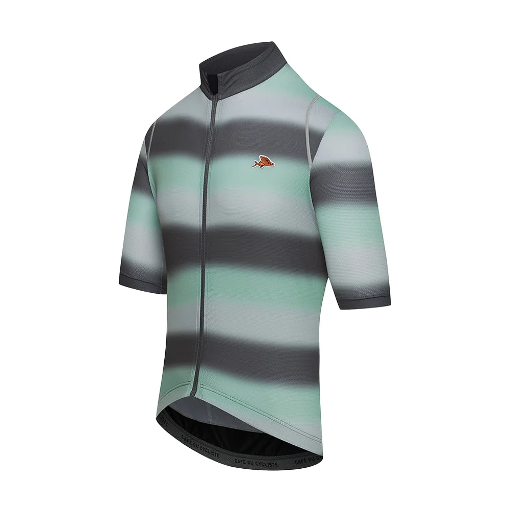 CAFE DU CYCLISTE Mona Cycling Jersey - Athracite Agave - Image 3