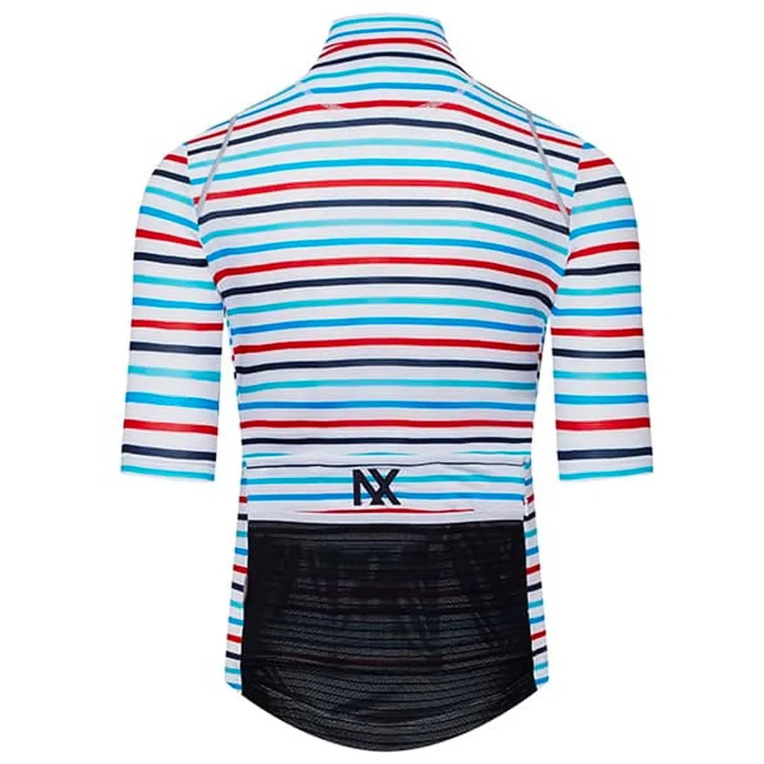 CAFE DU CYCLISTE Mona Jersey - Parasol Bleu Rouge - Image 2