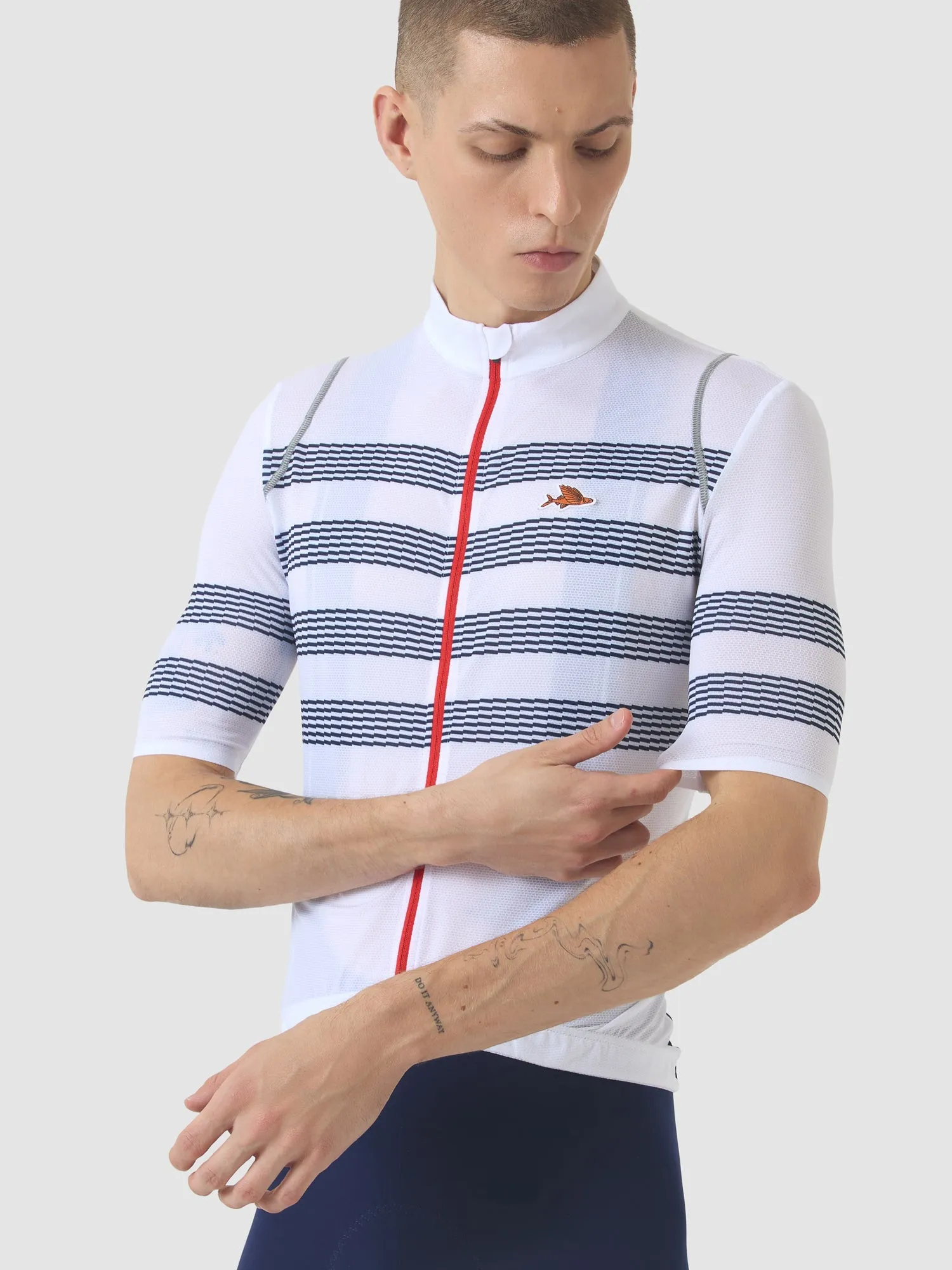 CAFÉ DU CYCLISTE Mona Jersey - Mariniere - Image 5