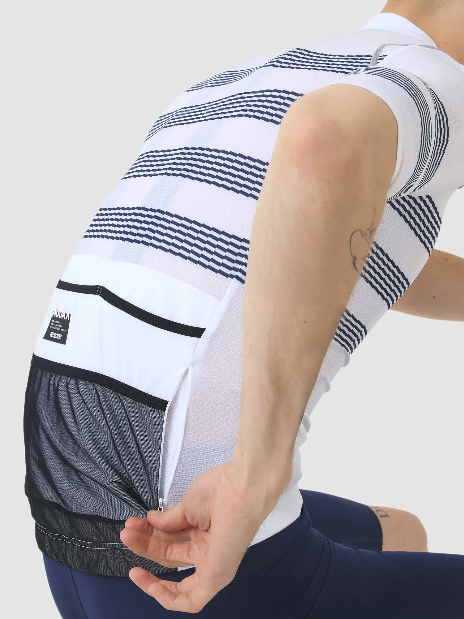 CAFÉ DU CYCLISTE Mona Jersey - Mariniere - Image 7