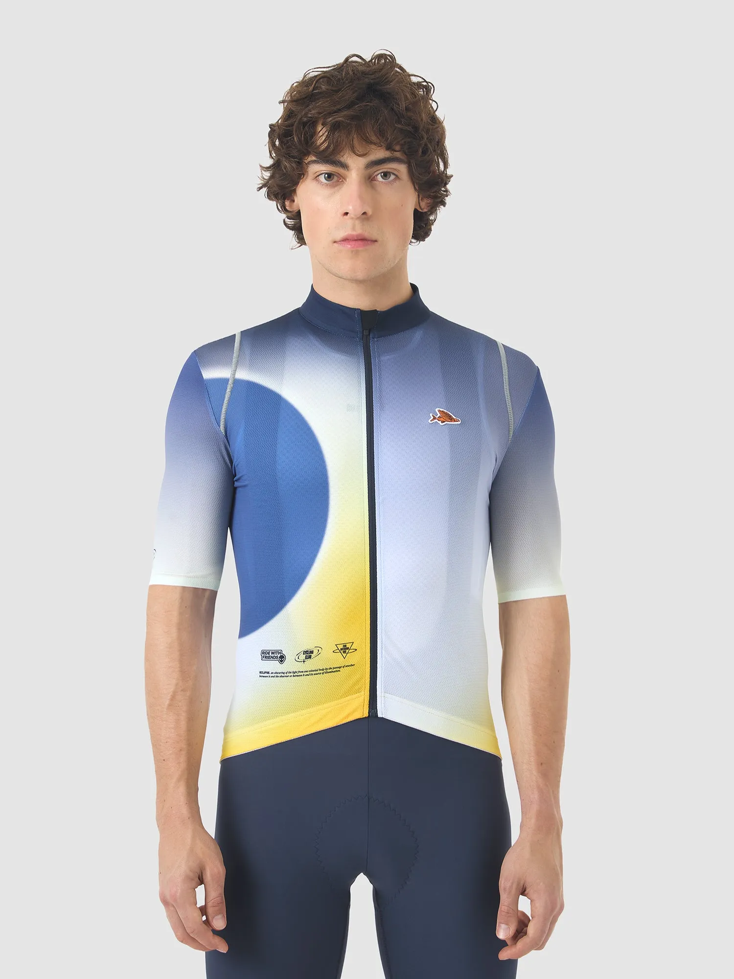 CAFE DU CYCLISTE Mona Superlight Jersey - Eclipse Navy - Image 2