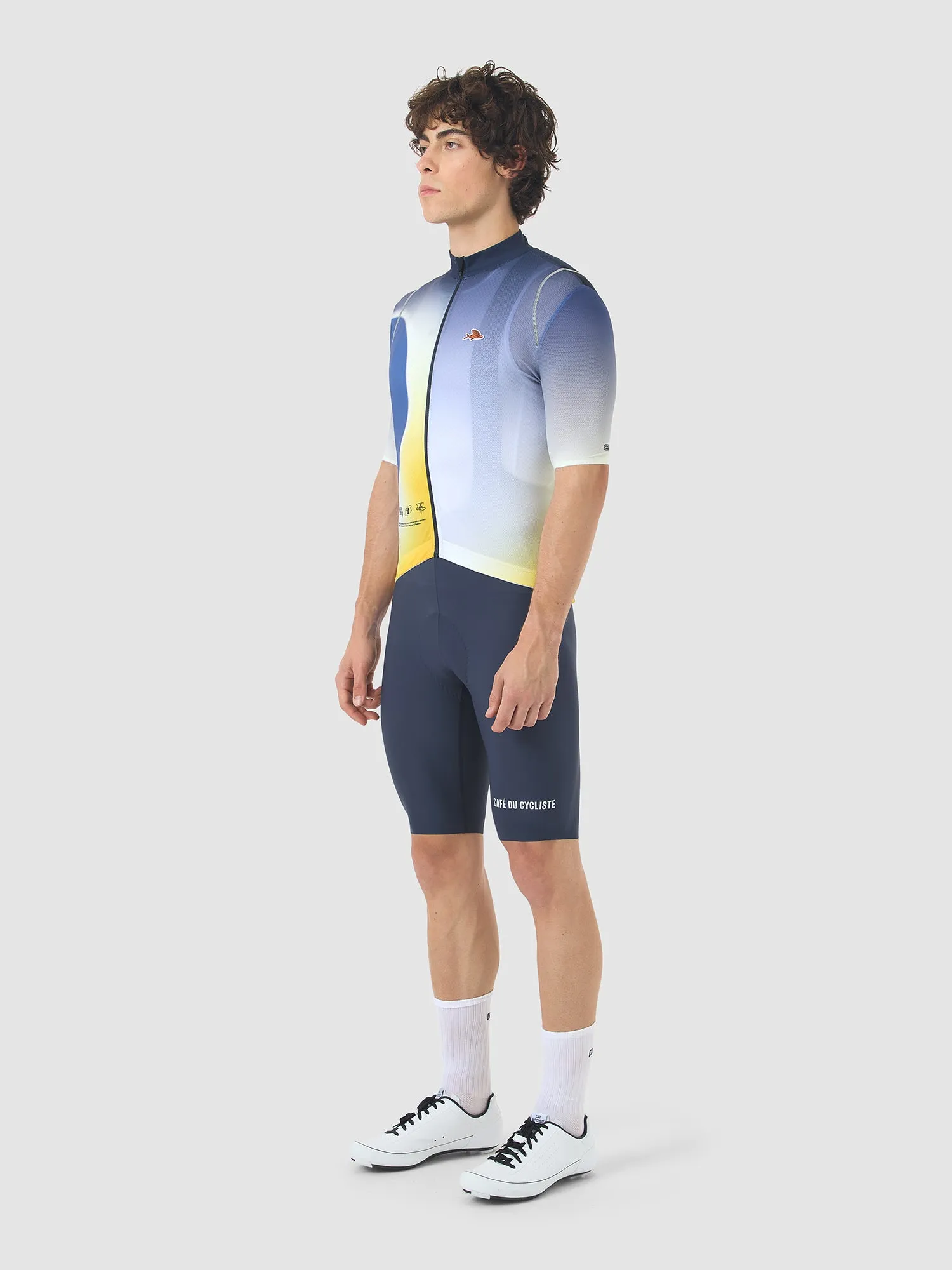 CAFE DU CYCLISTE Mona Superlight Jersey - Eclipse Navy - Image 3