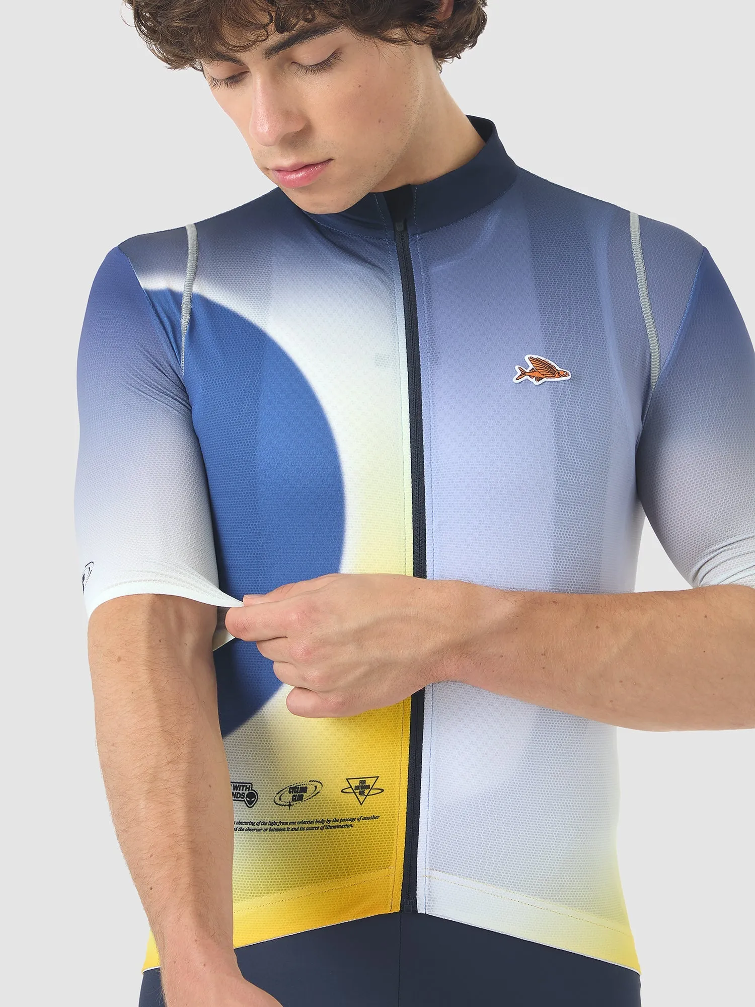 CAFE DU CYCLISTE Mona Superlight Jersey - Eclipse Navy - Image 4