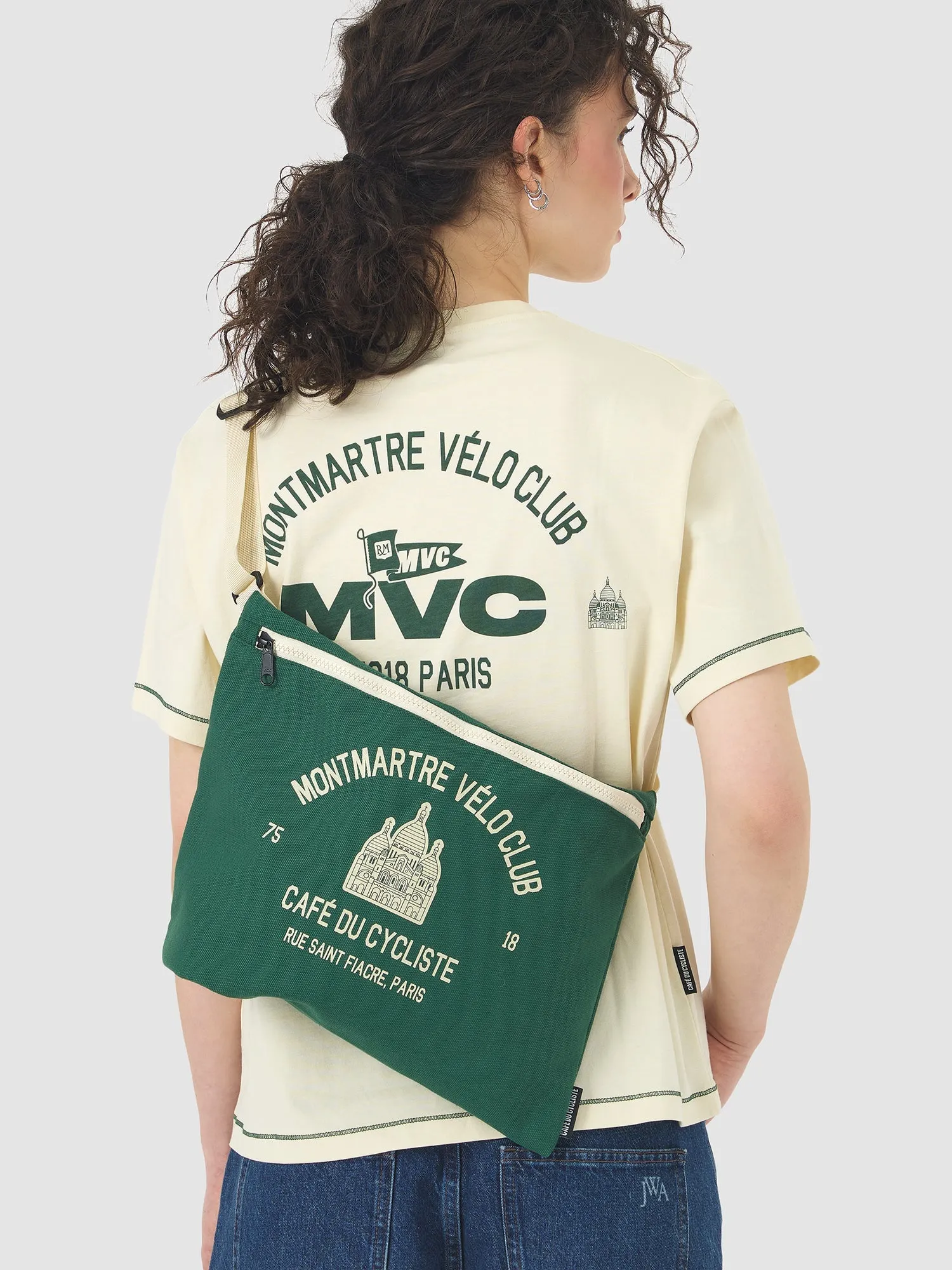 CAFÉ DU CYCLISTE MVC Musette - Dark Green - Image 6