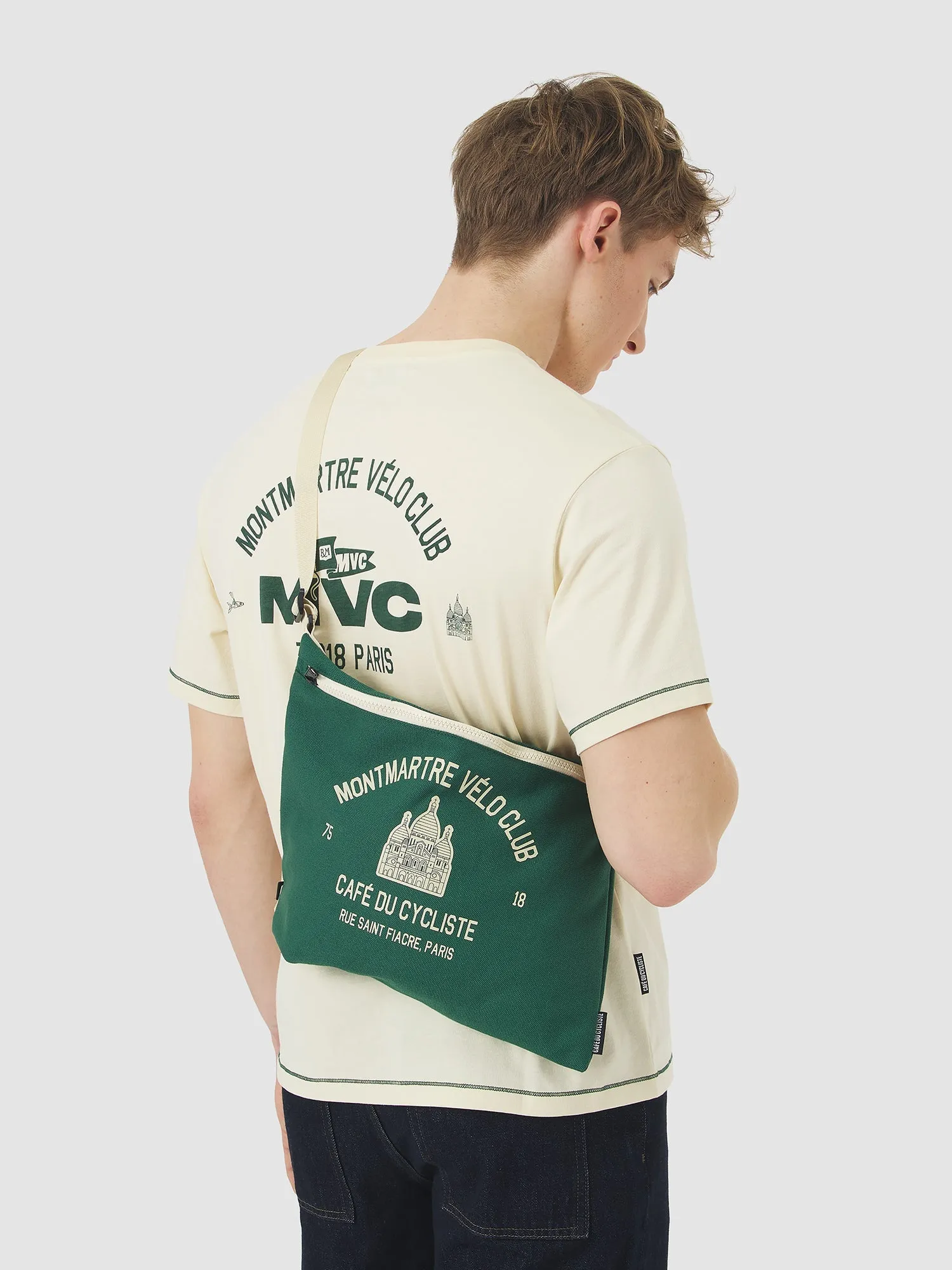 CAFÉ DU CYCLISTE MVC Musette - Dark Green - Image 7