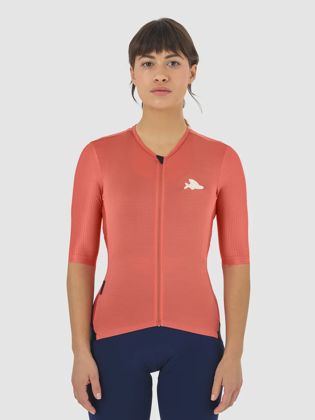 CAFE DU CYCLISTE Olympe Ultralight Cycling Women Jersey - Cinder Red - Image 2