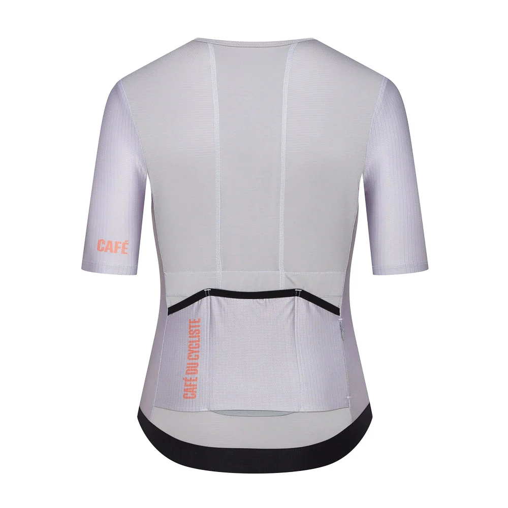CAFE DU CYCLISTE Olympe Ultralight Cycling Women Jersey - Mountain Fog - Image 2