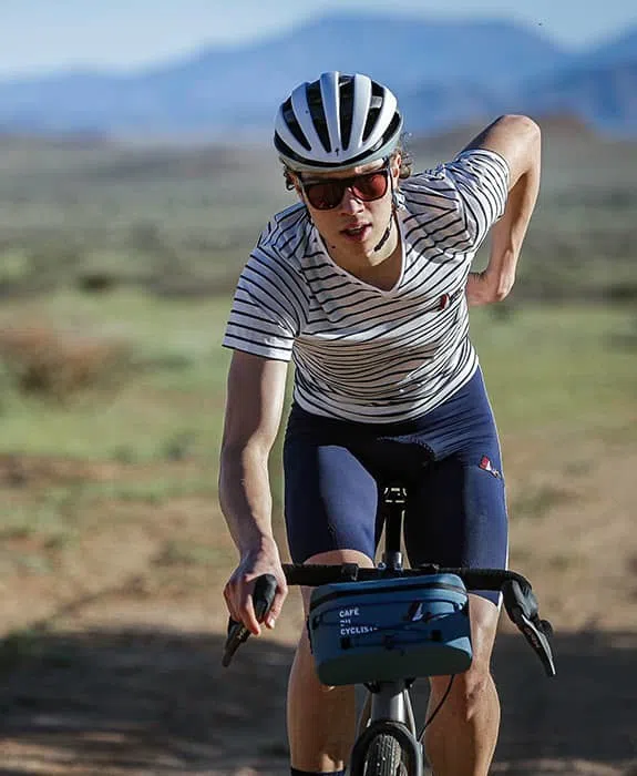 CAFE DU CYCLISTE Pauline Gravel Cycling Jersey - Mariniere - Image 4