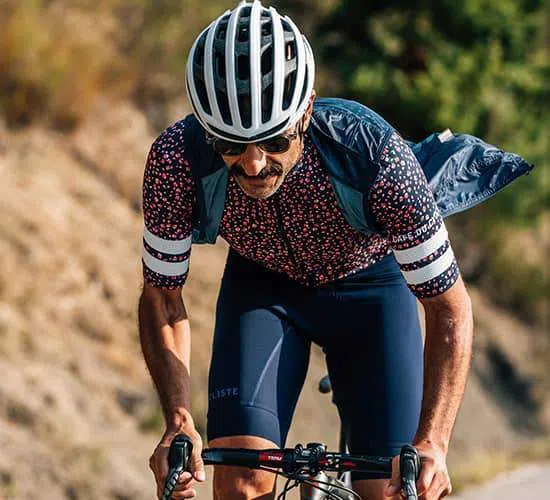 CAFE DU CYCLISTE Petra Gilet - Peacock Blue - Image 5