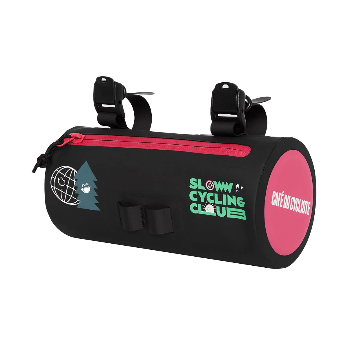 CAFE DU CYCLISTE X FAGUO Romain Handlebar Bag - Slow Black - Image 2